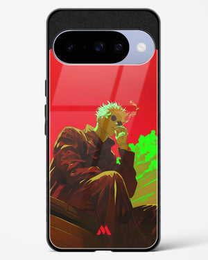 Scarlet Skies Serene Eyes Glass Case Phone Cover (Google)