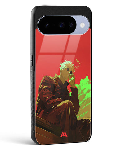 Scarlet Skies Serene Eyes Glass Case Phone Cover (Google)