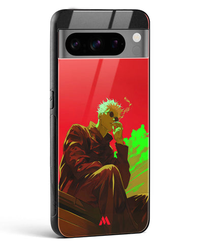 Scarlet Skies Serene Eyes Glass Case Phone Cover (Google)