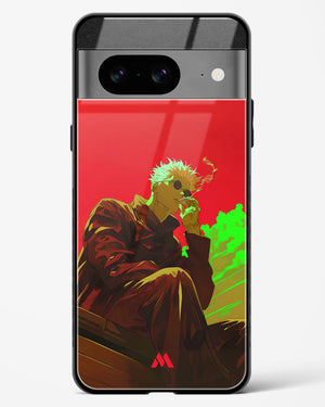 Scarlet Skies Serene Eyes Glass Case Phone Cover (Google)