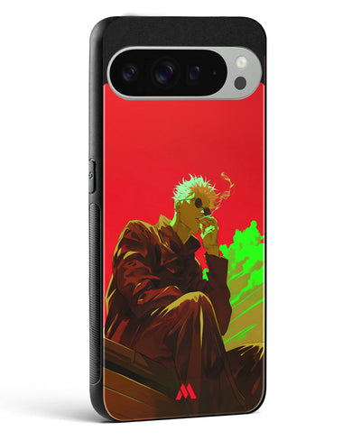 Scarlet Skies Serene Eyes Glass Case Phone Cover (Google)