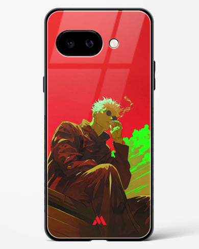 Scarlet Skies Serene Eyes Glass Case Phone Cover (Google)