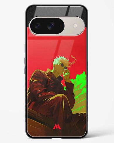 Scarlet Skies Serene Eyes Glass Case Phone Cover (Google)