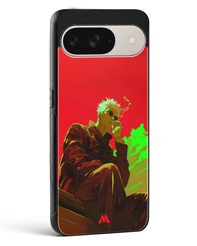 Scarlet Skies Serene Eyes Glass Case Phone Cover (Google)