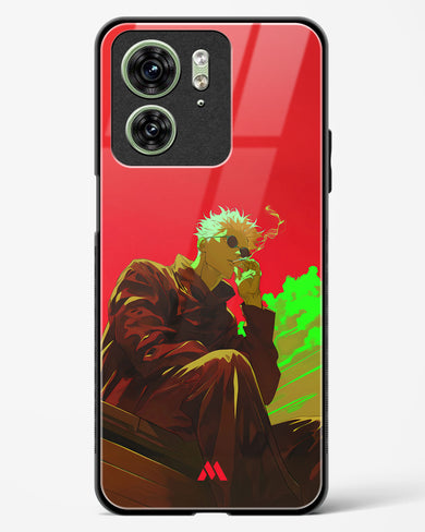 Scarlet Skies Serene Eyes Glass Case Phone Cover (Motorola)