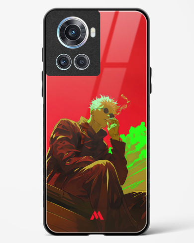 Scarlet Skies Serene Eyes Glass Case Phone Cover (OnePlus)