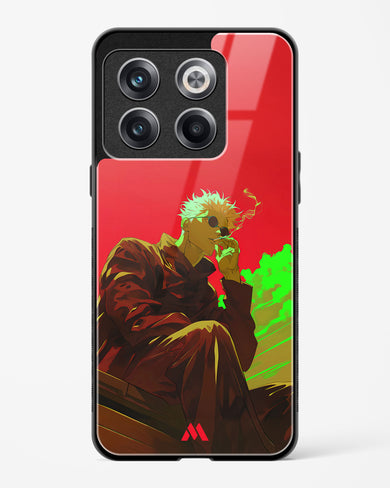 Scarlet Skies Serene Eyes Glass Case Phone Cover (OnePlus)