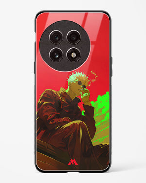 Scarlet Skies Serene Eyes Glass Case Phone Cover (OnePlus)