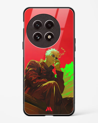 Scarlet Skies Serene Eyes Glass Case Phone Cover (OnePlus)