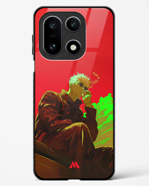 Scarlet Skies Serene Eyes Glass Case Phone Cover (OnePlus)