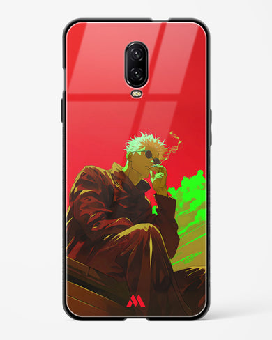 Scarlet Skies Serene Eyes Glass Case Phone Cover (OnePlus)