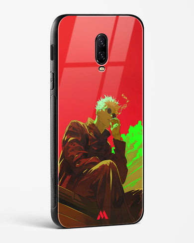 Scarlet Skies Serene Eyes Glass Case Phone Cover (OnePlus)