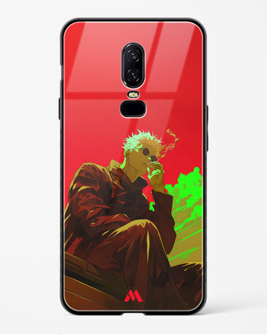 Scarlet Skies Serene Eyes Glass Case Phone Cover (OnePlus)