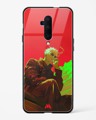 Scarlet Skies Serene Eyes Glass Case Phone Cover (OnePlus)