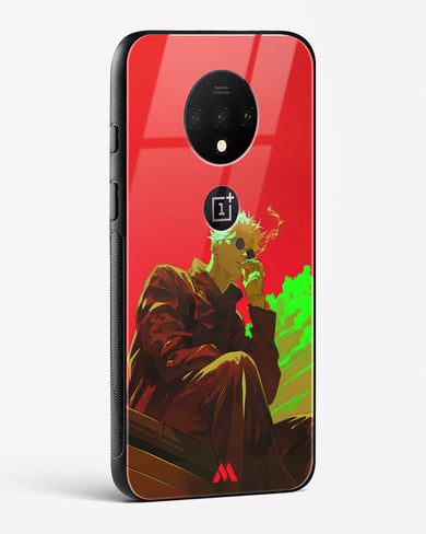 Scarlet Skies Serene Eyes Glass Case Phone Cover (OnePlus)