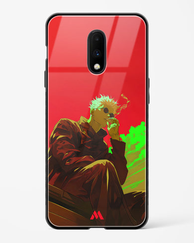 Scarlet Skies Serene Eyes Glass Case Phone Cover (OnePlus)