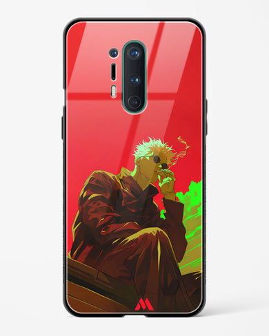 Scarlet Skies Serene Eyes Glass Case Phone Cover (OnePlus)