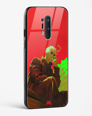 Scarlet Skies Serene Eyes Glass Case Phone Cover (OnePlus)