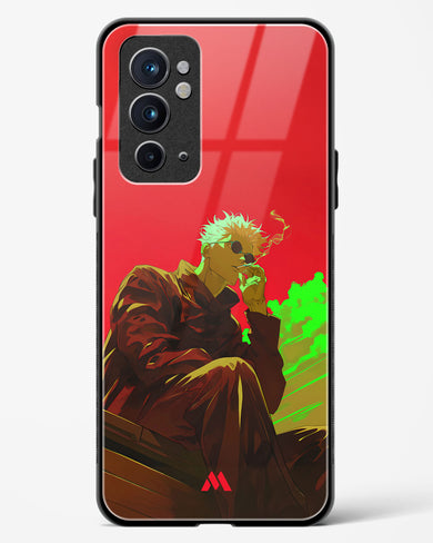 Scarlet Skies Serene Eyes Glass Case Phone Cover (OnePlus)