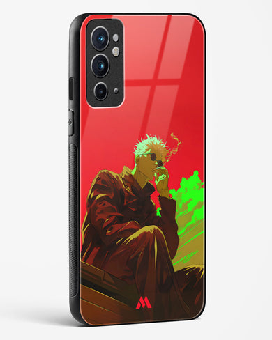 Scarlet Skies Serene Eyes Glass Case Phone Cover (OnePlus)