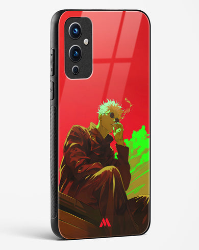 Scarlet Skies Serene Eyes Glass Case Phone Cover (OnePlus)