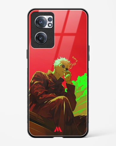 Scarlet Skies Serene Eyes Glass Case Phone Cover (OnePlus)