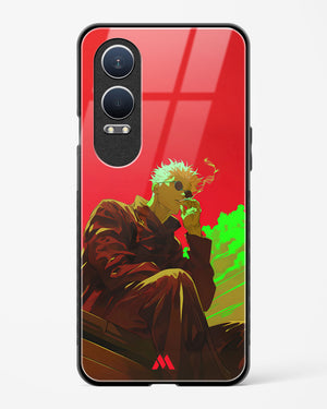 Scarlet Skies Serene Eyes Glass Case Phone Cover (OnePlus)