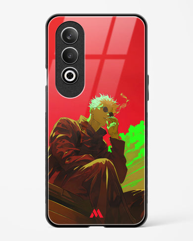 Scarlet Skies Serene Eyes Glass Case Phone Cover (OnePlus)