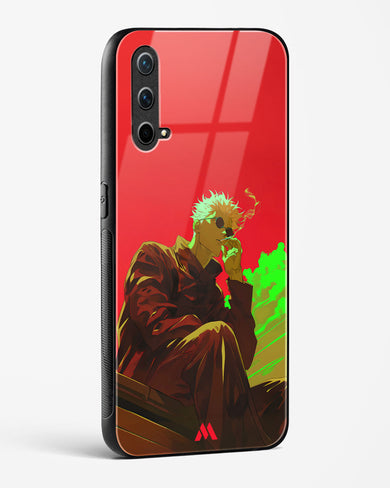 Scarlet Skies Serene Eyes Glass Case Phone Cover (OnePlus)