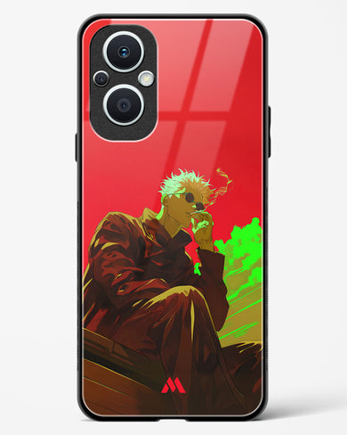 Scarlet Skies Serene Eyes Glass Case Phone Cover (OnePlus)