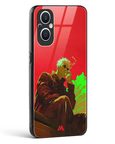 Scarlet Skies Serene Eyes Glass Case Phone Cover (OnePlus)