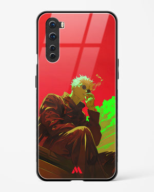 Scarlet Skies Serene Eyes Glass Case Phone Cover (OnePlus)