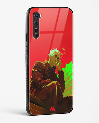 Scarlet Skies Serene Eyes Glass Case Phone Cover (OnePlus)