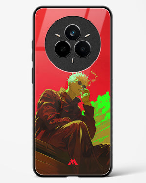 Scarlet Skies Serene Eyes Glass Case Phone Cover (Realme)