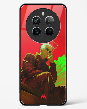 Scarlet Skies Serene Eyes Glass Case Phone Cover (Realme)