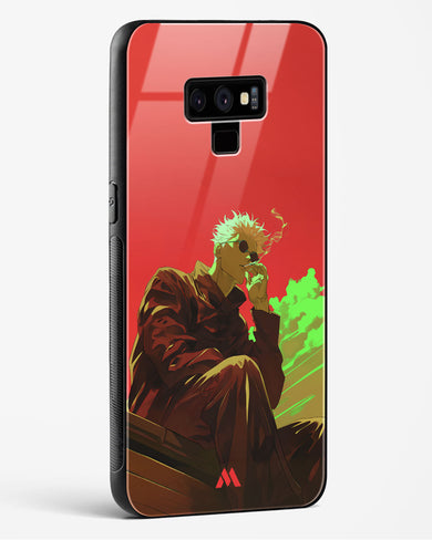 Scarlet Skies Serene Eyes Glass Case Phone Cover (Samsung)