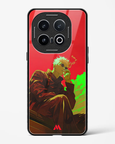Scarlet Skies Serene Eyes Glass Case Phone Cover (Vivo)