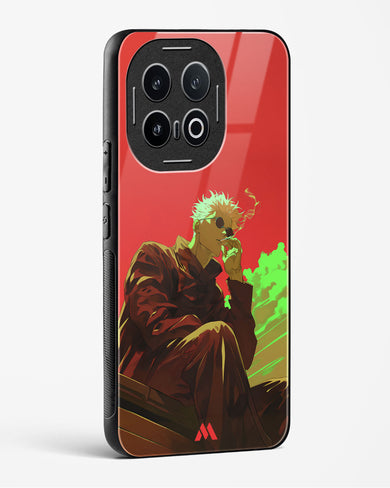Scarlet Skies Serene Eyes Glass Case Phone Cover (Vivo)