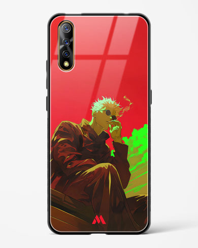 Scarlet Skies Serene Eyes Glass Case Phone Cover (Vivo)