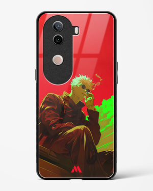 Scarlet Skies Serene Eyes Glass Case Phone Cover (Vivo)