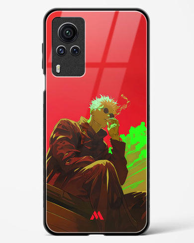 Scarlet Skies Serene Eyes Glass Case Phone Cover (Vivo)