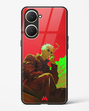 Scarlet Skies Serene Eyes Glass Case Phone Cover (Vivo)