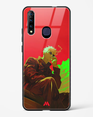 Scarlet Skies Serene Eyes Glass Case Phone Cover (Vivo)