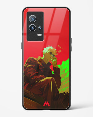 Scarlet Skies Serene Eyes Glass Case Phone Cover (Vivo)