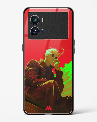 Scarlet Skies Serene Eyes Glass Case Phone Cover (Vivo)