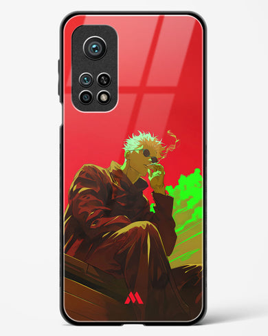 Scarlet Skies Serene Eyes Glass Case Phone Cover (Xiaomi)