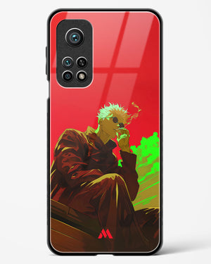 Scarlet Skies Serene Eyes Glass Case Phone Cover (Xiaomi)