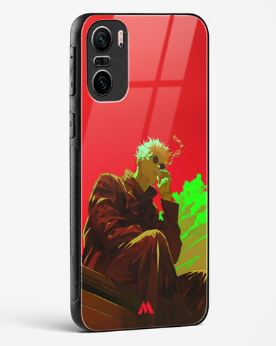 Scarlet Skies Serene Eyes Glass Case Phone Cover (Xiaomi)