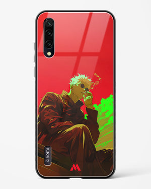 Scarlet Skies Serene Eyes Glass Case Phone Cover (Xiaomi)