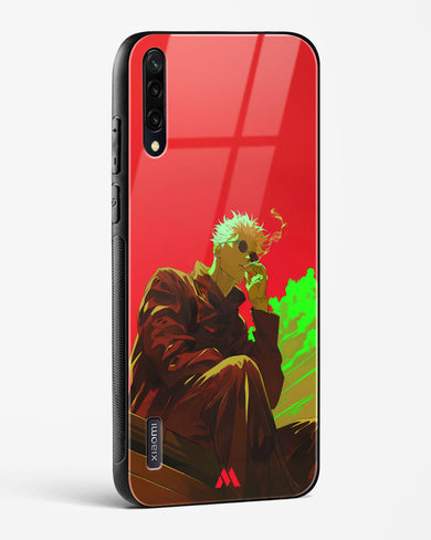 Scarlet Skies Serene Eyes Glass Case Phone Cover (Xiaomi)